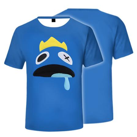 Roblox Rainbow Friends Print Kids T-shirt Crew Neck Tee Top Present