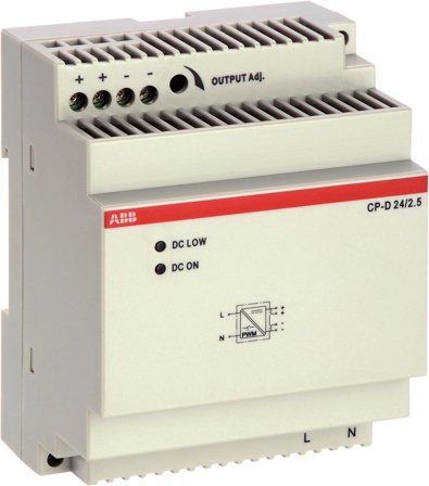 ABB CP-D 24/1.3 Strømforsyningsaggregat, Elfordeling & strømforsyning