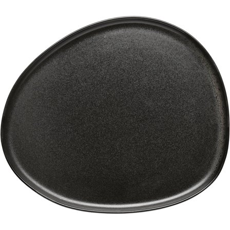 Aida Raw Organic middagstallrik, 29x25 cm, titanium black | Dukning & Servering > Tallrikar > Matttallrik | Bagaren och Kocken