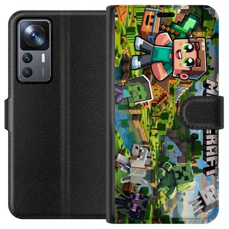 Kompatibelt Lommeboketui til Xiaomi 12T Pro Lady Gaga The Fame svartvit portrett med store solbriller i minimalistisk pop estetikk