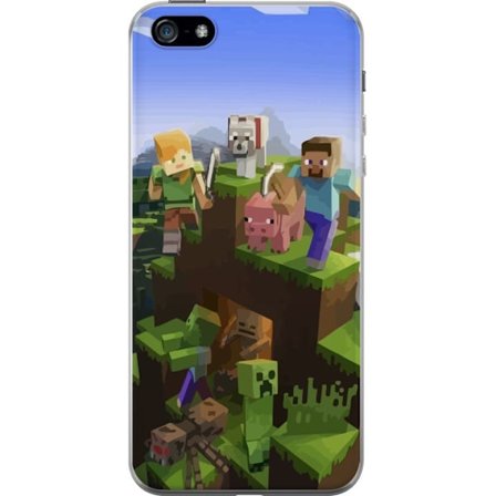Kompatibel Mobilcover til Apple Apple iPhone 5 MineCraft