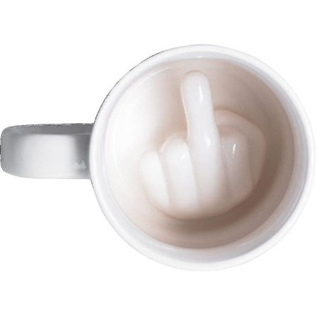 Kaffekop med Mellemfinger Keramikkop Te Kop (YJD)