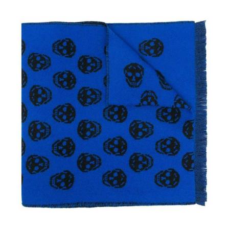 Alexander McQueen, Winter Scarves Niebieski, Mężczyzna, Rozmiar: ONE Size