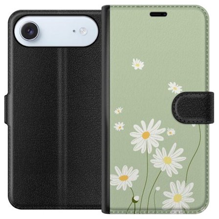 Kompatibelt Plånboksfodral till Apple Apple iPhone 17 Air Prästkragar – blommigt mönster i svensk sommarstil