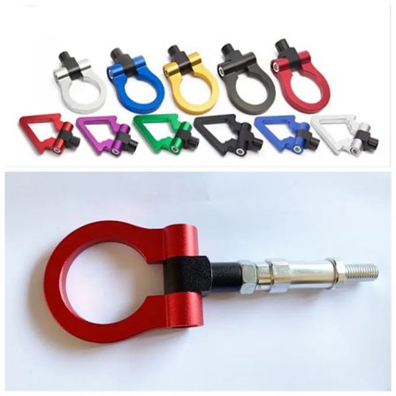 Europæisk bil slæbekrog for og bag aluminium, CNC Billet udvendig, VW Golf GTI 2010, hot produkt