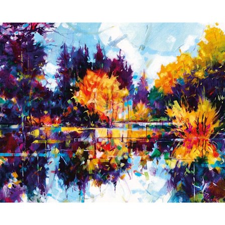 Doug Eaton Meadowcliff Colours Canvas Print 60,5 cm x 80,5 cm x 4