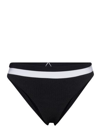 Sliceofsplice Spliced High Rise Swimwear Bikinis Bikini Bottoms High Waist Bikinis Svart Seafolly*Betinget Tilbud