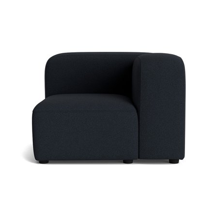 Milo hjørnemodul, højrevendt - Loop Mørkeblå - 100x100x72 - Sofa