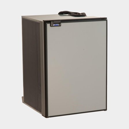 Kylskåp med kompressor Isotherm Cruise CR130 Classic, 12V / 24V, dörr, 130 liter (varav 8 liter frysfack), grå frontpanel