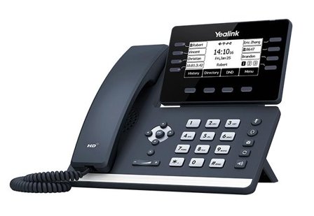 YEALINK SIP-T53W - VoIP-telefon - med Bluetooth-grensesnitt med anrops-ID - treveis anropskapasitet