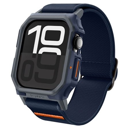 Spigen Apple Watch 10 (46mm) Armband Lite Fit Pro - Marinblå