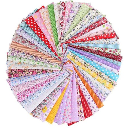50 stykker bomuldsstof Stofpakke Patchwork bomuldsstof 25cmx25cm--_max