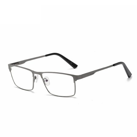 Bifokale Læsebriller til Mænd, Langt Nær Dobbelt Anvendelse Bifokale Læsebriller med Letvægts Metalstel, Blåt Lys Blokerende UV400 Beskyttelse