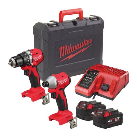 Milwaukee M18 BLCPP2A-402C Værktøjssæt med batteri og oplader, Maskiner