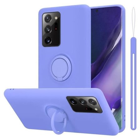 Coque för Samsung Galaxy NOTE 20 ULTRA Fodral i LIQUID LIGHT PURPLE Etui Case Cover Skydd i silikon TPU mobiltelefon