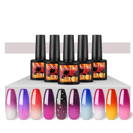 10 Färger Uv Värmekänslig Nagellack Gellack, Nageldesign
