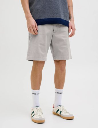 Jack & Jones Jpstmarco Franco Chino Shorts W Belt Srt - Grey - L