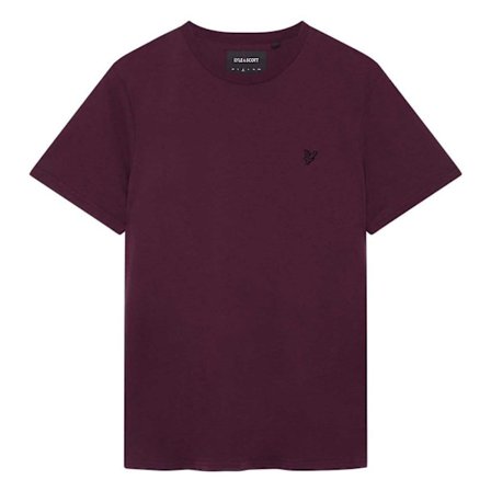 Lyle & Scott Herr Tonal Eagle T-Shirt L Röd