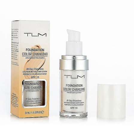 TLM Makeup - Magic Flawless Färgskiftande Foundation för Perfekt Hudton