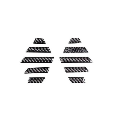 Auton hiilikuituinen takavalon peitekoristelista, takavalon ritilän peitekoriste, yhteensopiva Corvetten kanssa