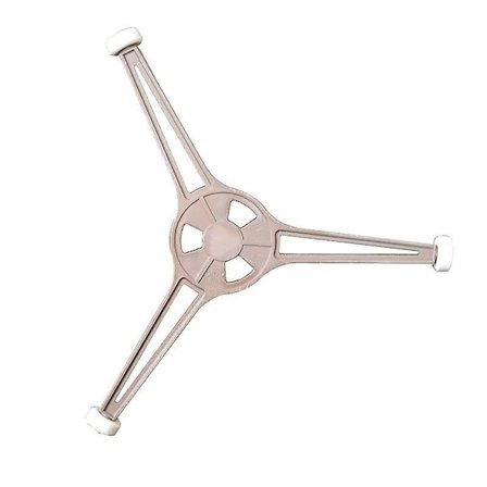 Universal Mikrobølgeovn Tripod Arm Drejeskive Støtte Mikrobølgeovn Drejeskive Trekant Beslag Til Mikrobølgeovnen (1 stk, Sølv)