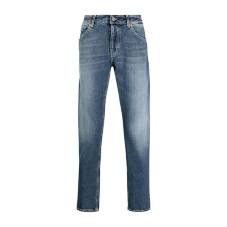Dondup, Up 168 Df 0239U BV2 Pantalons Blauw, Heren, Maat:W36