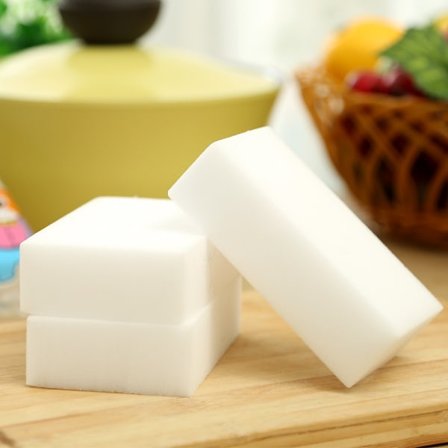 6x Miracle Sponge Nano Sponge - Rengøringssvamp Pletfjernelse Hvid