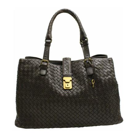 Bottega Veneta Vintage Pre-owned Tote Bags Sort, Dame Vintage Tasker, Størrelse: ONE Size