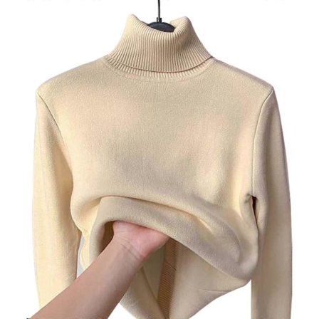 Helt ny, rullekrave vinter sweater kvinder elegant tyk varm kvindelig strikket pullover S-XXL