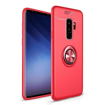 Samsung Galaxy S9 - Ring Skal - Röd Red Röd