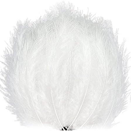 200 stk. bløde kalkun Marabou fjer 10-15 cm til håndværk drømmefanger dekoration naturlige bløde kalkun Marabou fjer, hvid