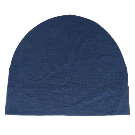 Beechfield - Blå traditionalbeanie Beanie - Merino Steel Blue Beanie @ Hatstore