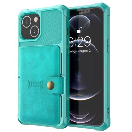 TG iPhone 13 - Skal med Kortholder Grøn