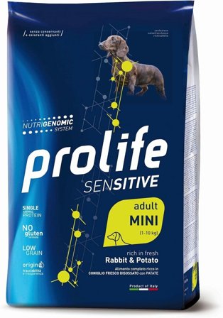 Prolife Dog Sensitive Coniglio e Patate Adult Mini 2kg