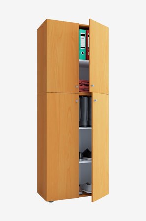 VCM - Skoskap Lona Xxl 5 rom - Beige - Hyller & oppbevaring - Fra Homeroom