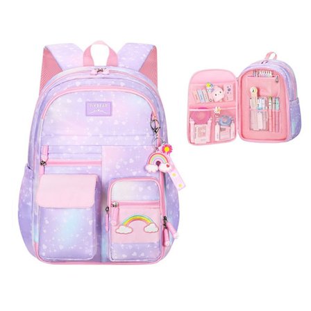 Skoletasker Elevrygsæk LILLA M M