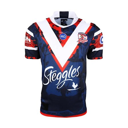 2023 Sydney Roosters Indigenous Jersey Rugby Jersey XL