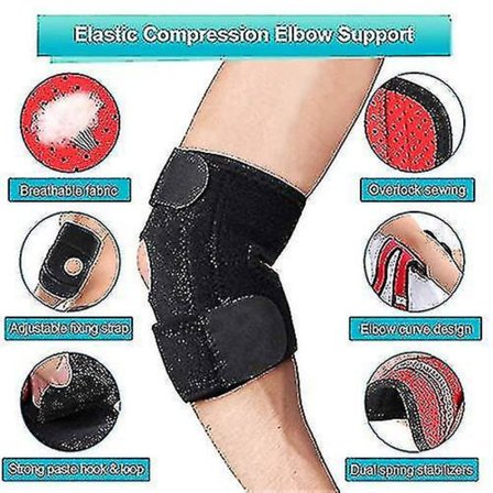Tennisalbue Støttebandasje For Golfere Og Senebetennelse, Armomslag Stropp Band Artritt TBP