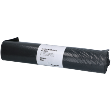 Søppelsekk 125L Svart