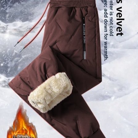 Nye sports- og fritidsbukser til kvinder til efterår og vinter, med tykt fleecefor for varme og beskyttelse mod kulde