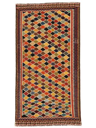 Vintage Lille Kelim Vintage Tæppe 155X288 Uld