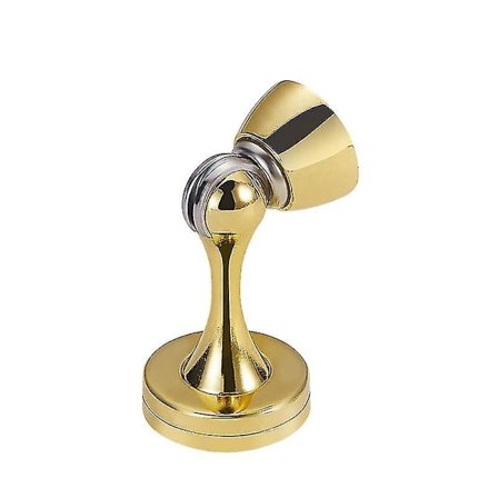 Dørstopper 1 Pakke Magnetiske Dørstoppere, Zink Legering Lys Guld Dørgreb Dørholder Væ