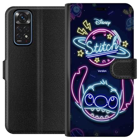 Xiaomi Redmi Note 11 Plånboksfodral Stitch Neon