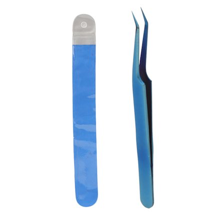 Vippetang for vippeforlengelse Rustfritt stål Ergonomisk neglekunsttang for volum Individuelle løsvipper Forlengelse Princess Tang