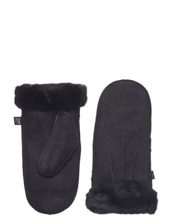 Rhsydney Shearling Stitch Mittens Rosemunde Black
