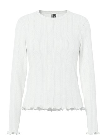 Pieces | Pcmarie Ls O-Neck Poin Top Jrs Noos Bc | M