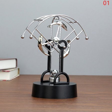 Perpetual Motion Newton Pendel Baller Swing Ornament