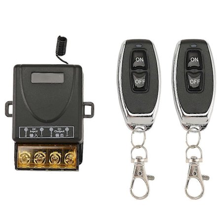 DIY Trådløs 433MHz Universell Fjernkontrollbryter 12V-48V Høy Effekt Relé Mottakermodul for Bil