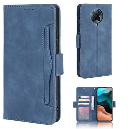 Modernt Xiaomi Poco F2 Pro / Xiaomi Redmi K30 Pro / Xiaomi Redmi K30 Pro Zoom fodral med plånbok - Blå