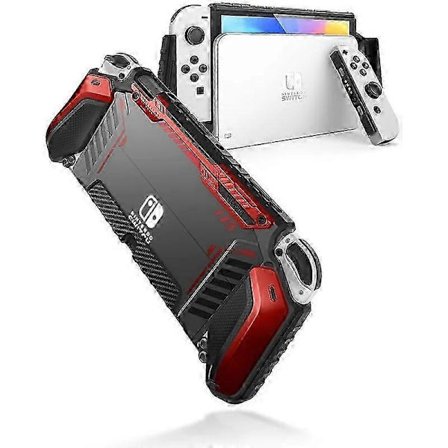 2025 I-BLASON Armorbox Etui til Nintendo Switch OLED Dockbar Robust Beskyttelsescover Kompatibelt med Nintendo Switch OLED